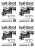 Plakat als Flyer A6 Schwarzweiss