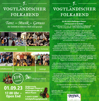 Flyer vom Folkabend