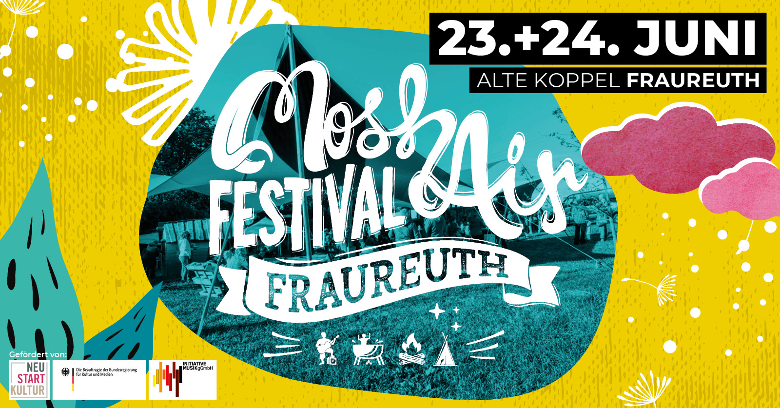Tanzvolk beim MoshAir-Festival